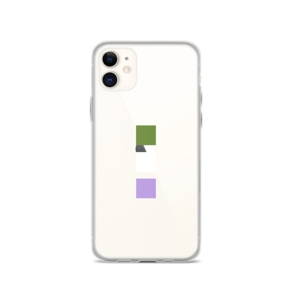 Genderqueer Squares iPhone Case