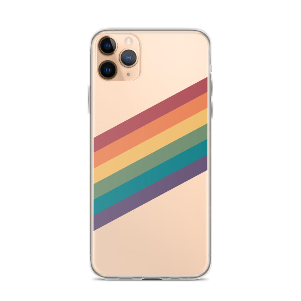 Funda para iPhone con rayas de arcoíris