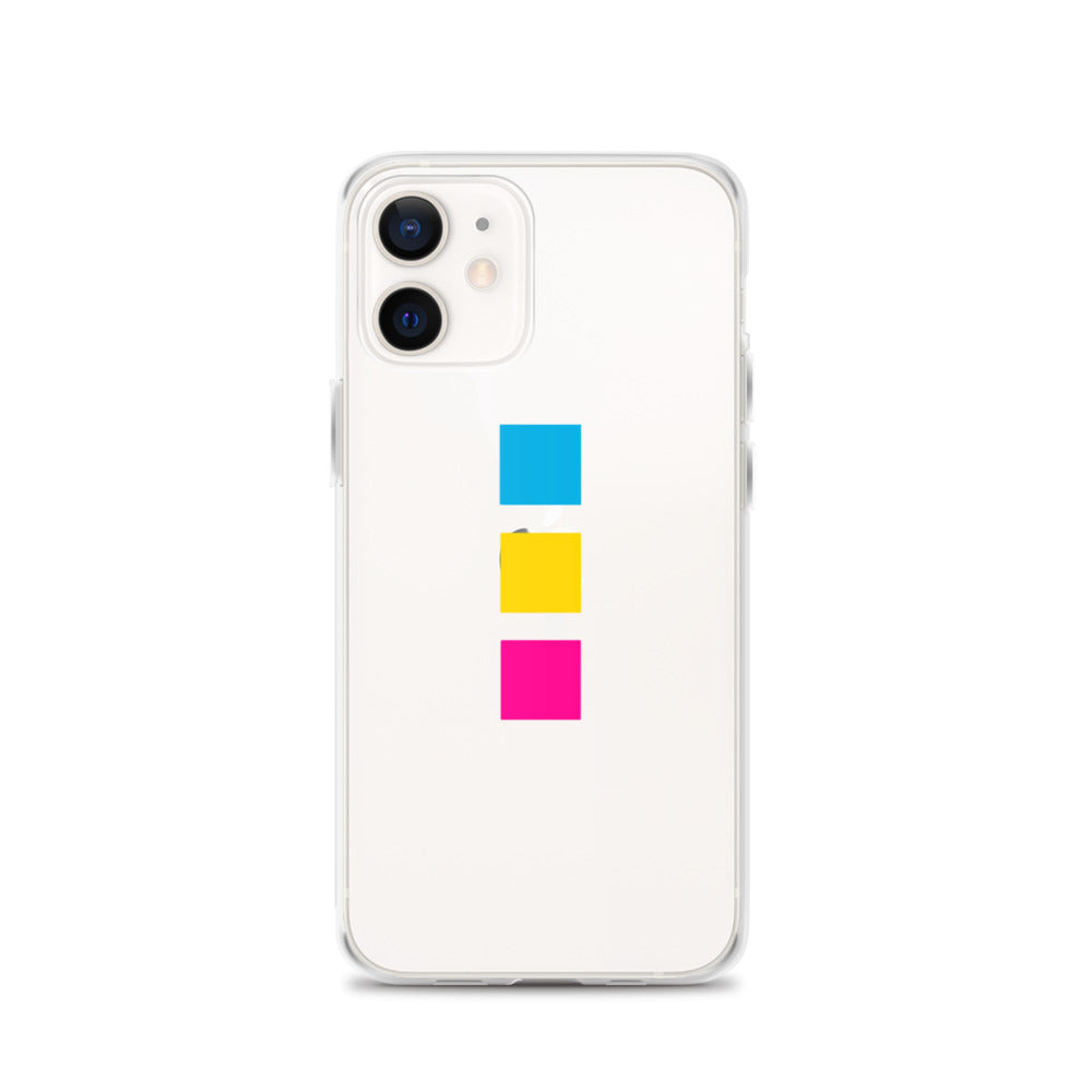 Funda para iPhone con cuadrados pansexuales