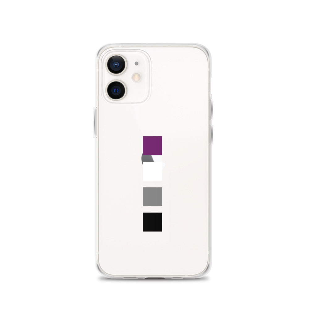 Funda para iPhone con cuadrados asexuales