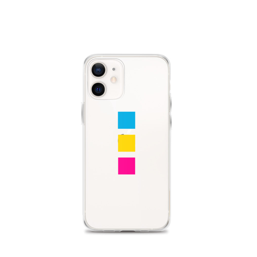 Funda para iPhone con cuadrados pansexuales