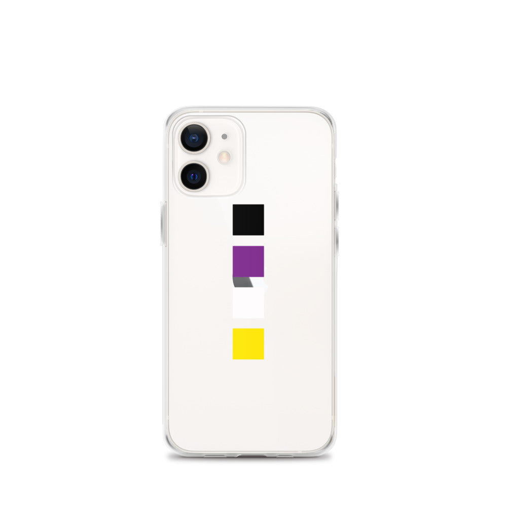 Non-Binary Squares iPhone Case