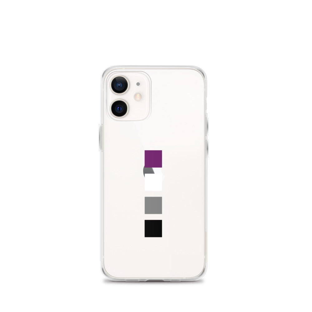 Funda para iPhone con cuadrados asexuales