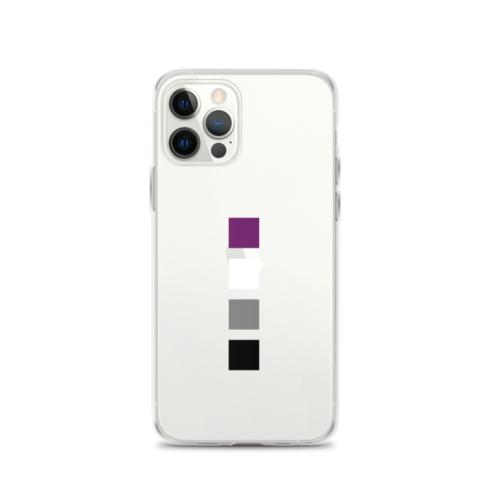 Funda para iPhone con cuadrados asexuales