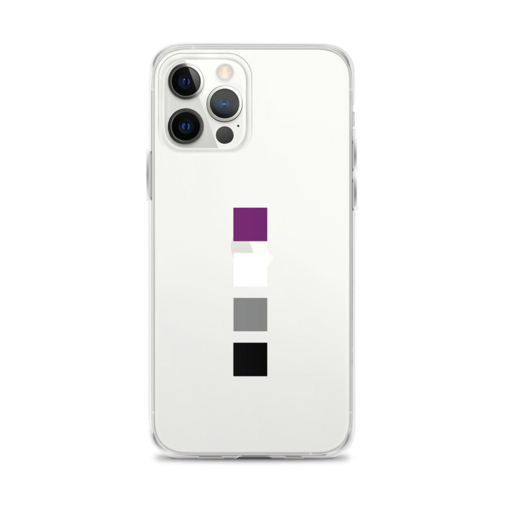 Funda para iPhone con cuadrados asexuales