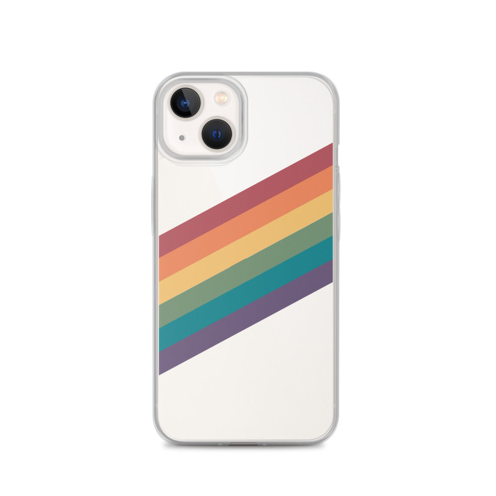 Funda para iPhone con rayas de arcoíris