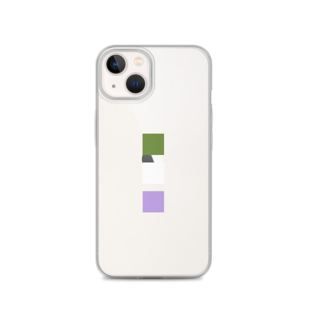 Genderqueer Squares iPhone Case