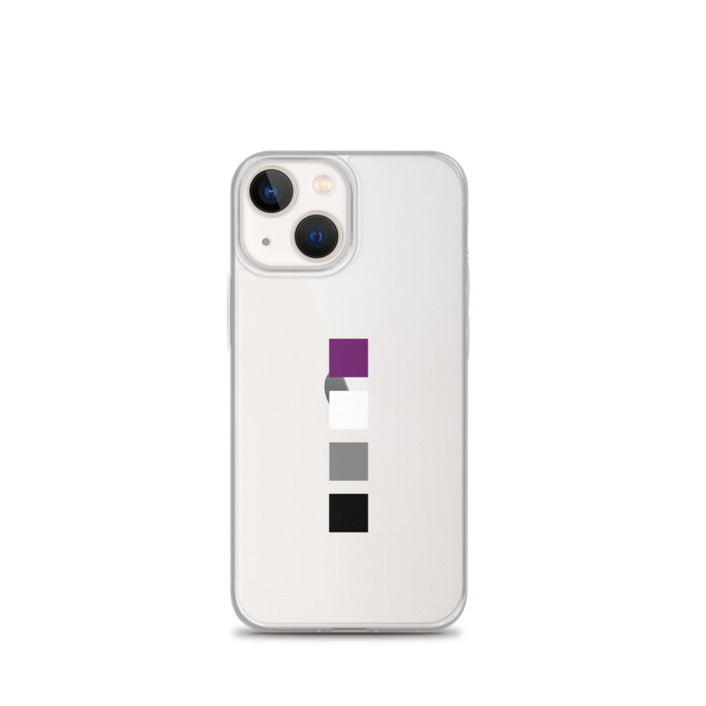 Funda para iPhone con cuadrados asexuales
