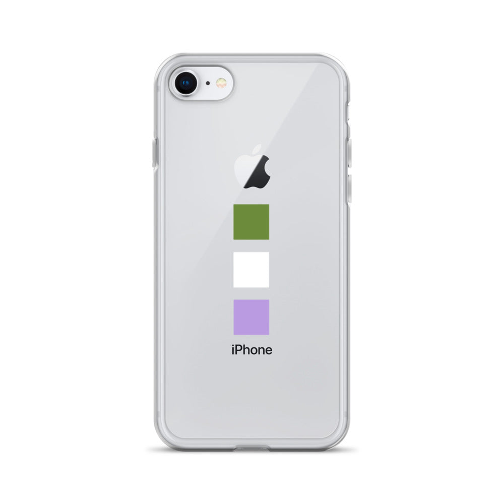 Genderqueer Squares iPhone Case