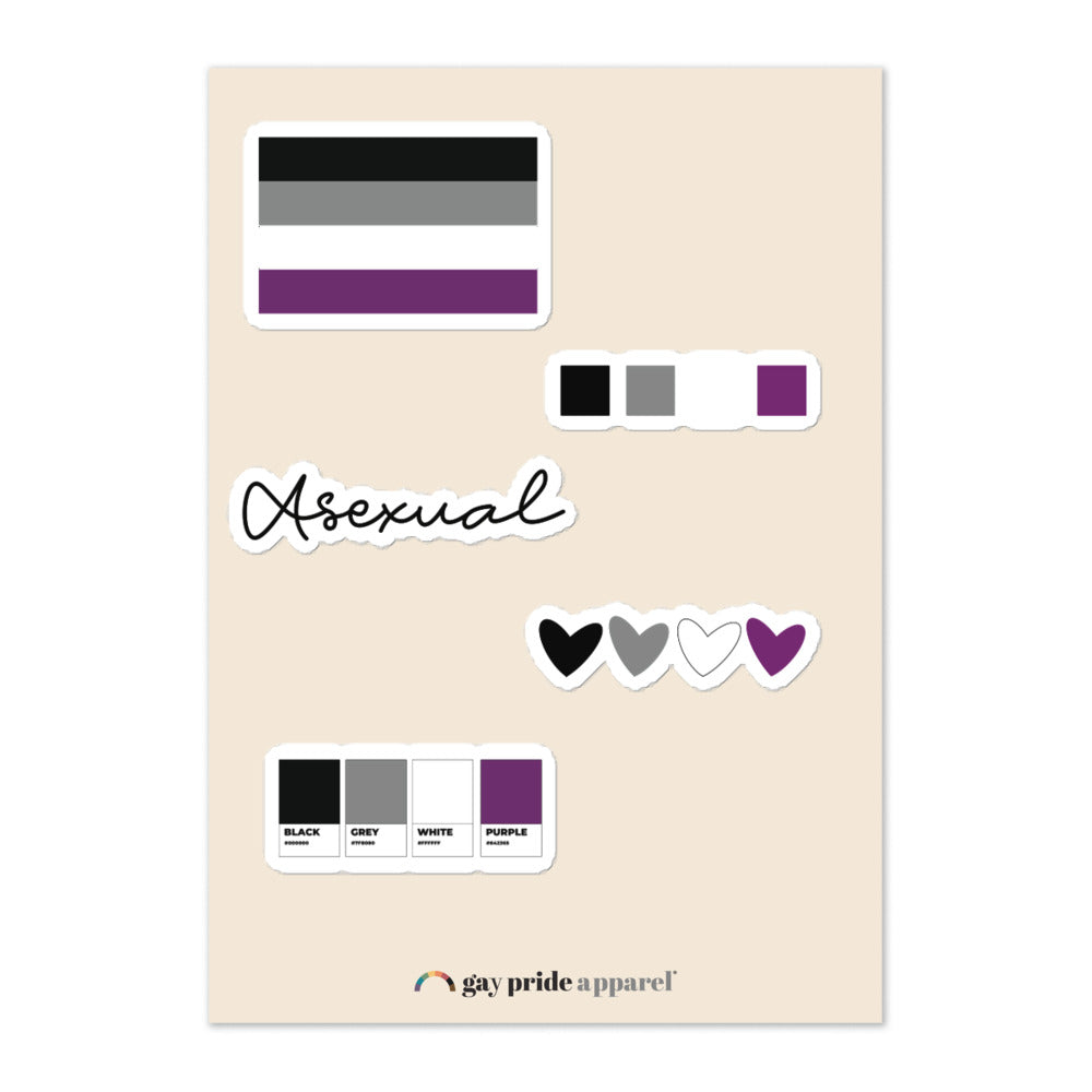 Asexual Sticker Sheet