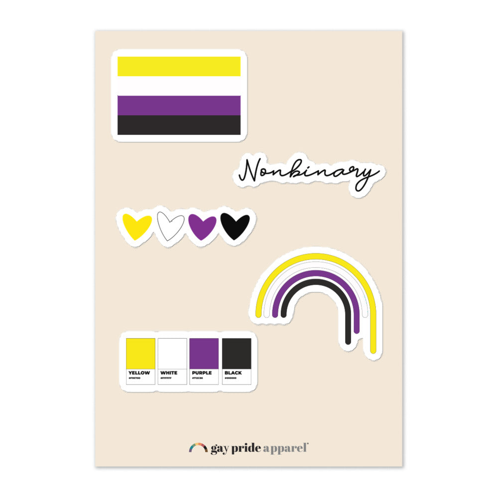 Non-Binary Sticker Sheet