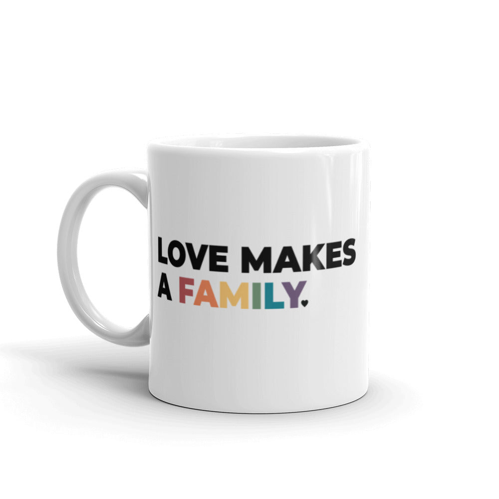 Taza El amor hace una familia