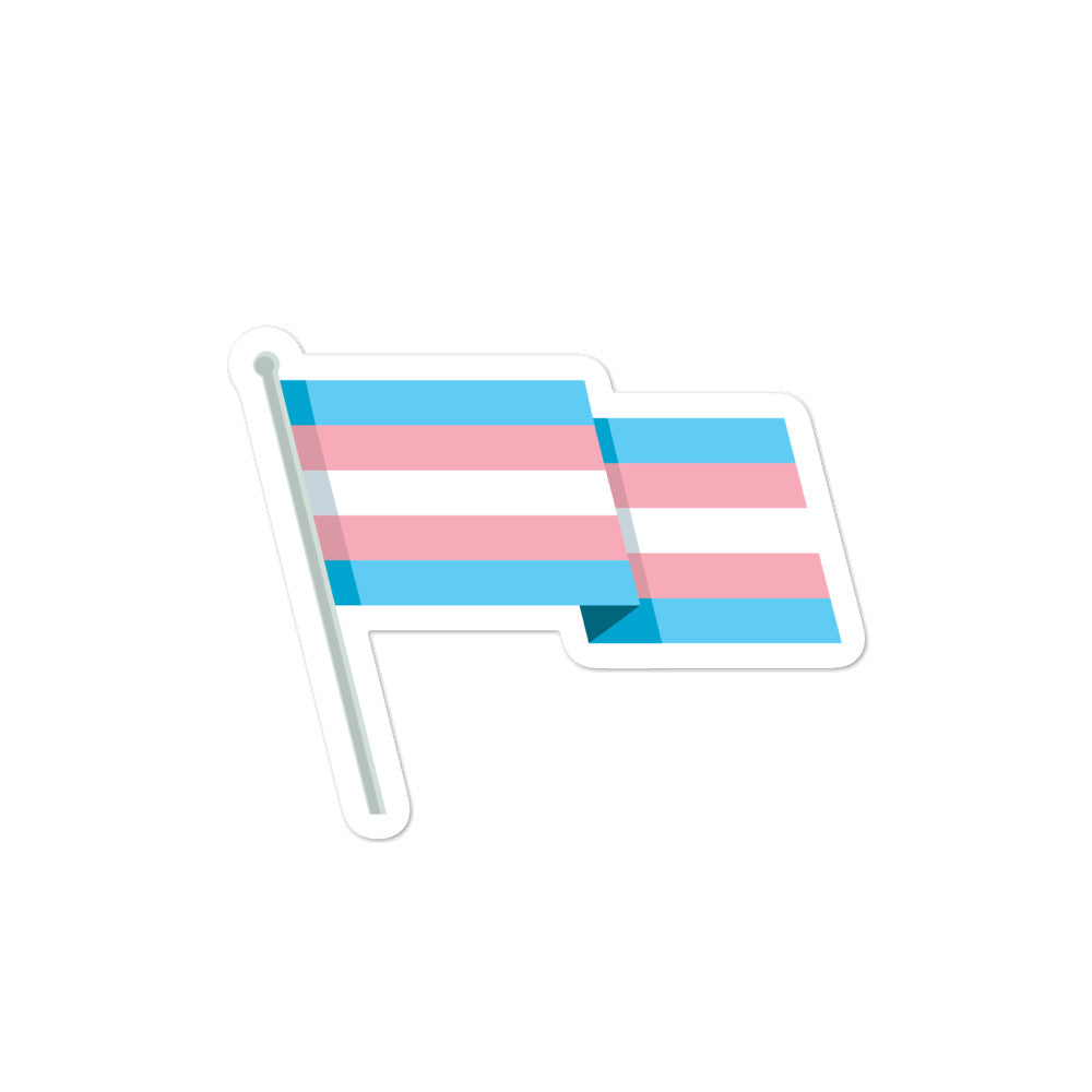 Autocollants de drapeaux transgenres