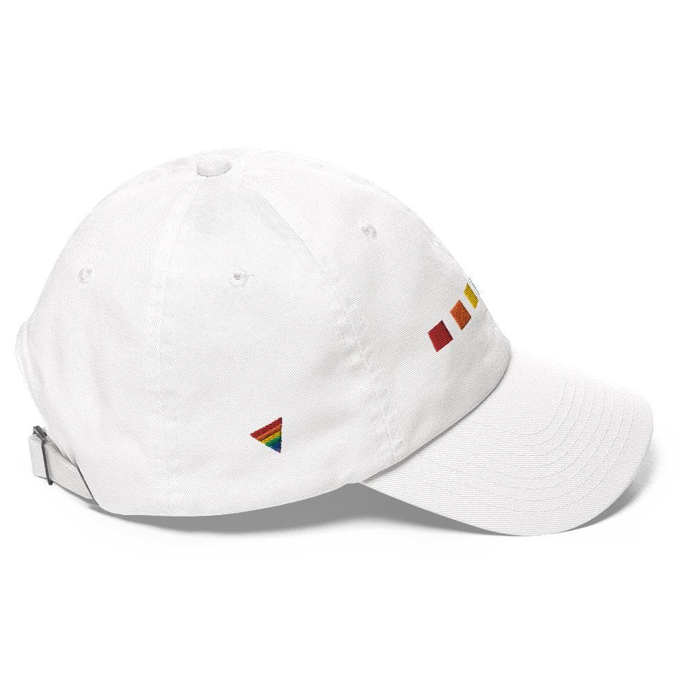 Rainbow Squares Dad Hat