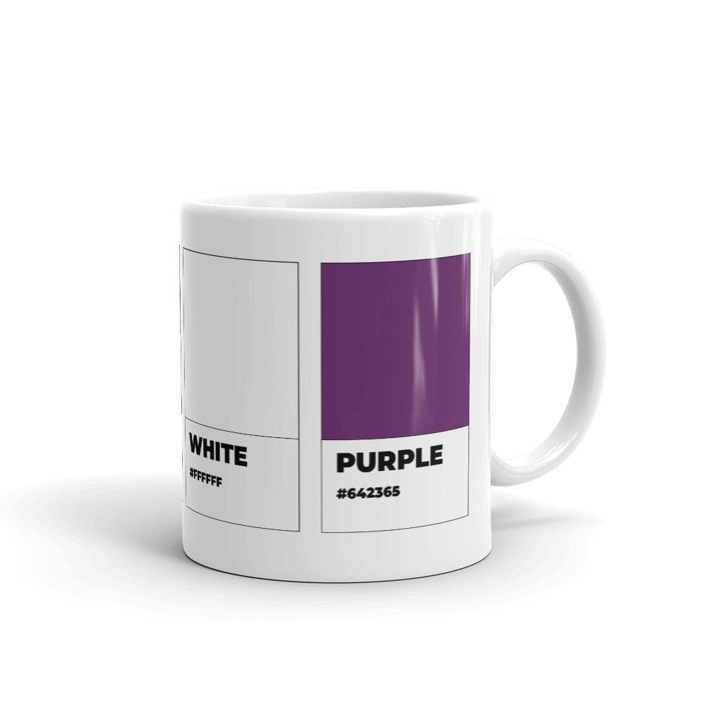 Taza de colores asexuales