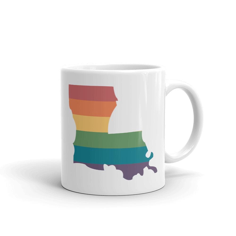 Taza arcoiris de Luisiana