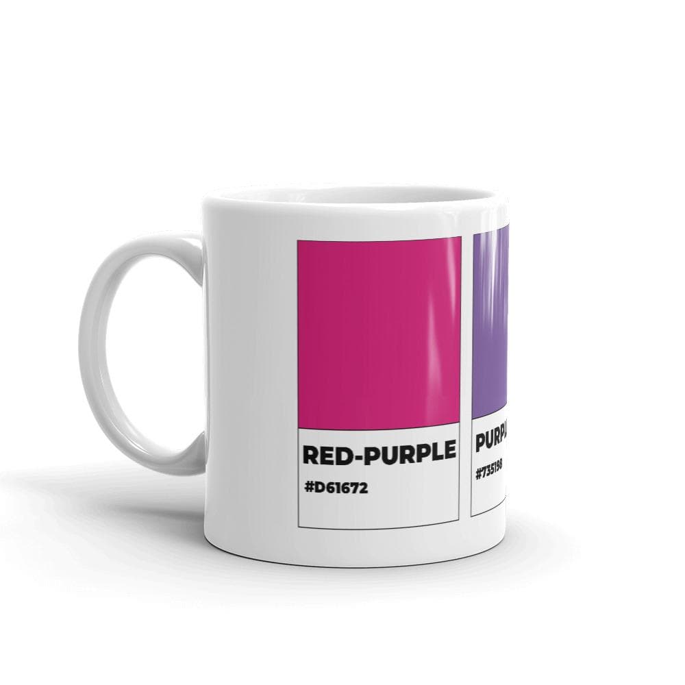 Taza de colores bisexuales