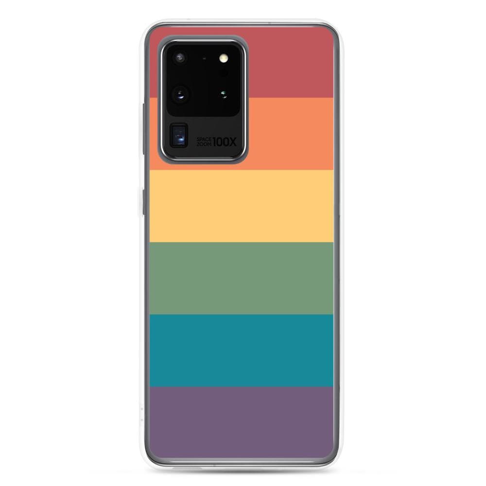 Funda Samsung con diseño de arcoíris