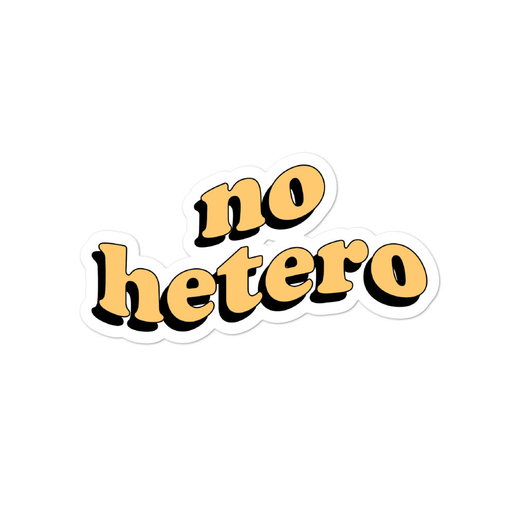 No Hetero Stickers