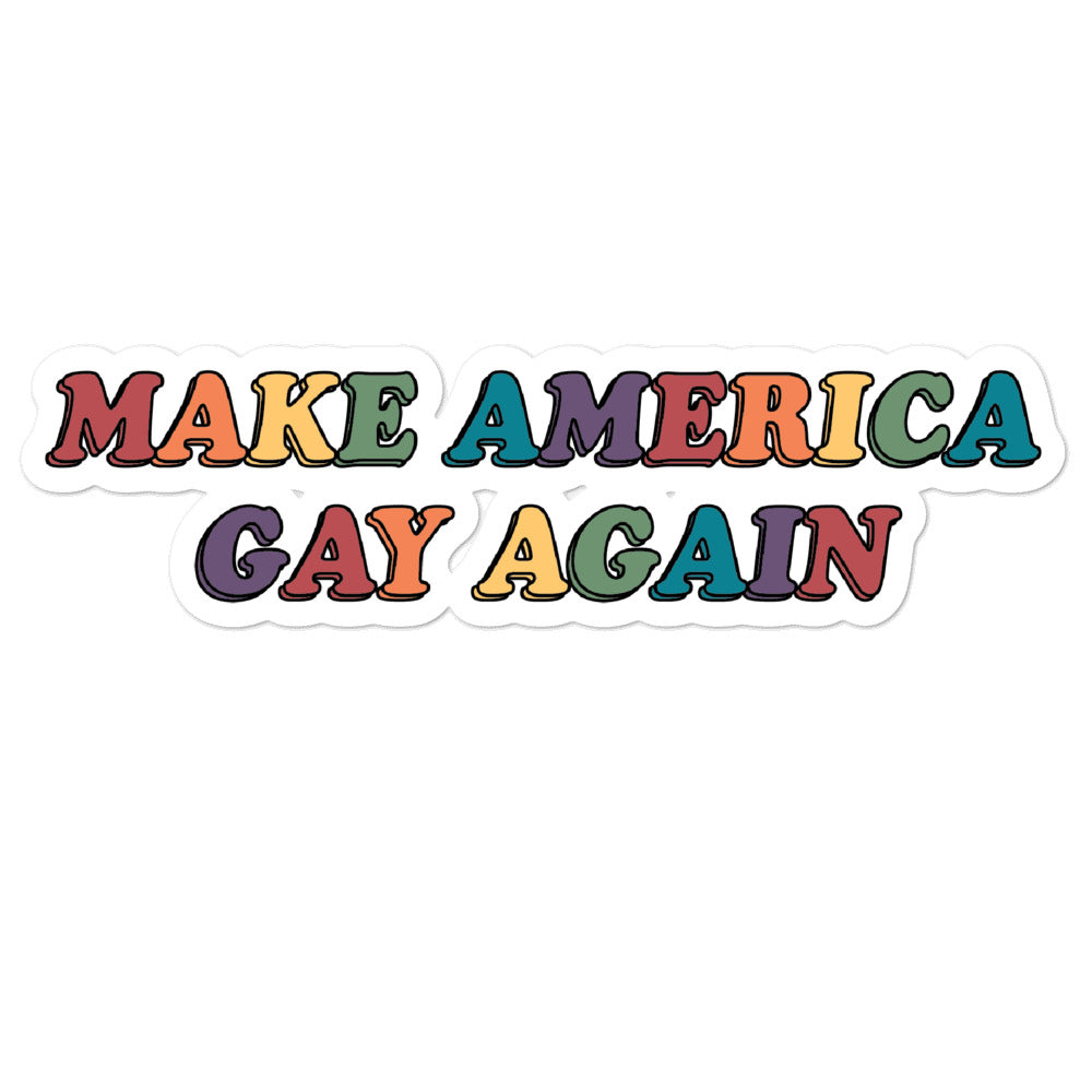 Make America Gay Again Sticker