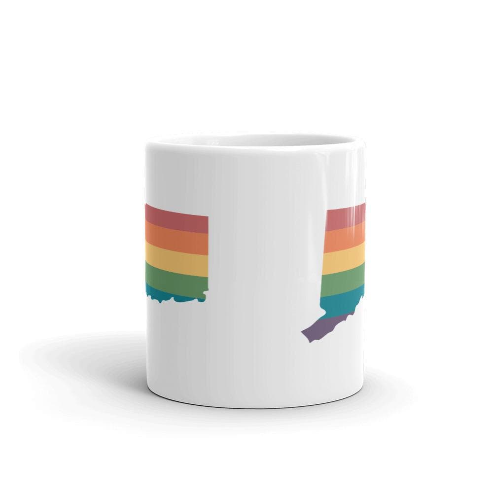 Taza arcoiris de Connecticut