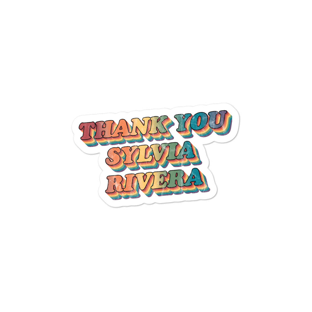 Thank You Sylvia Rivera Stickers