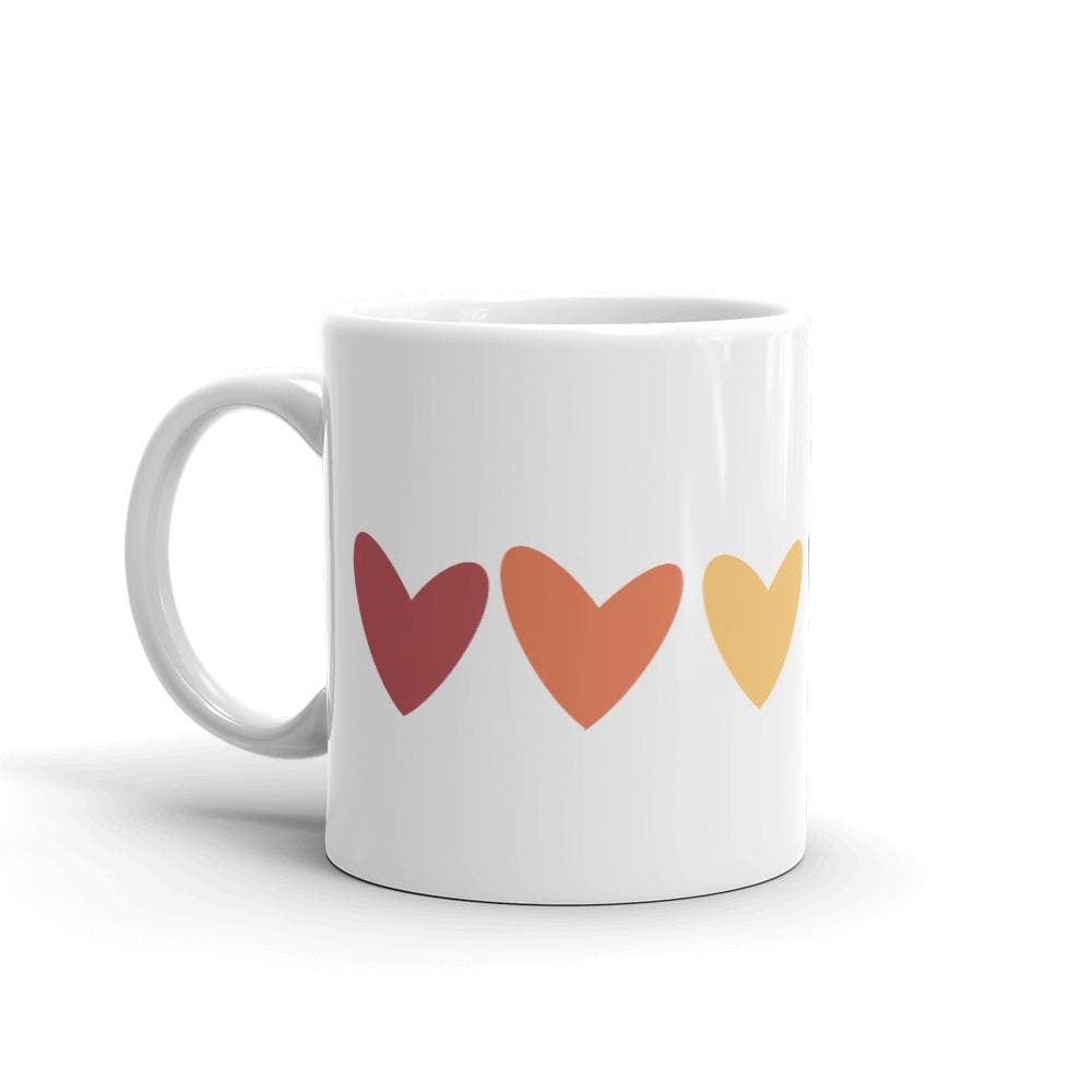 Taza de corazones gay