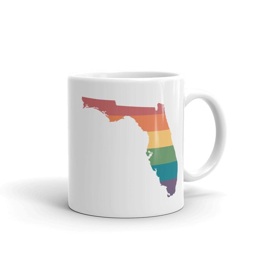 Taza arcoiris de Florida