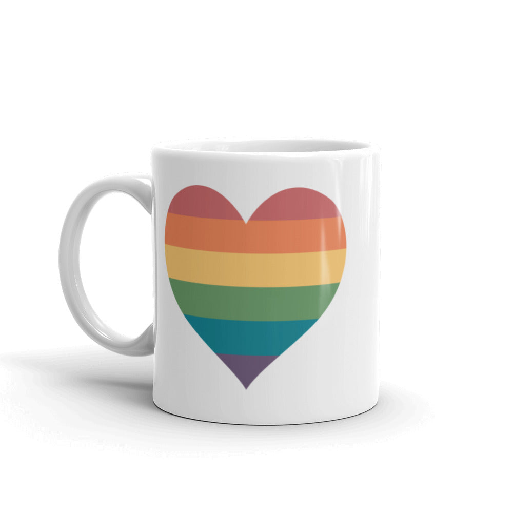 Heart Rainbow Mug
