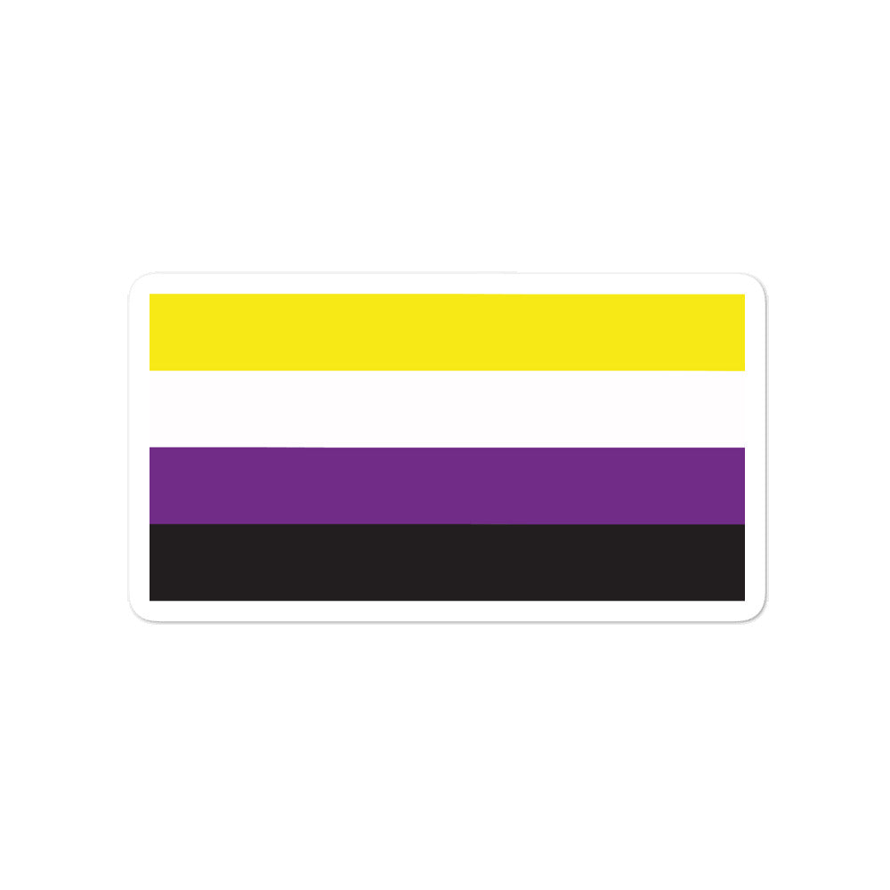 Non-Binary Flag Stickers