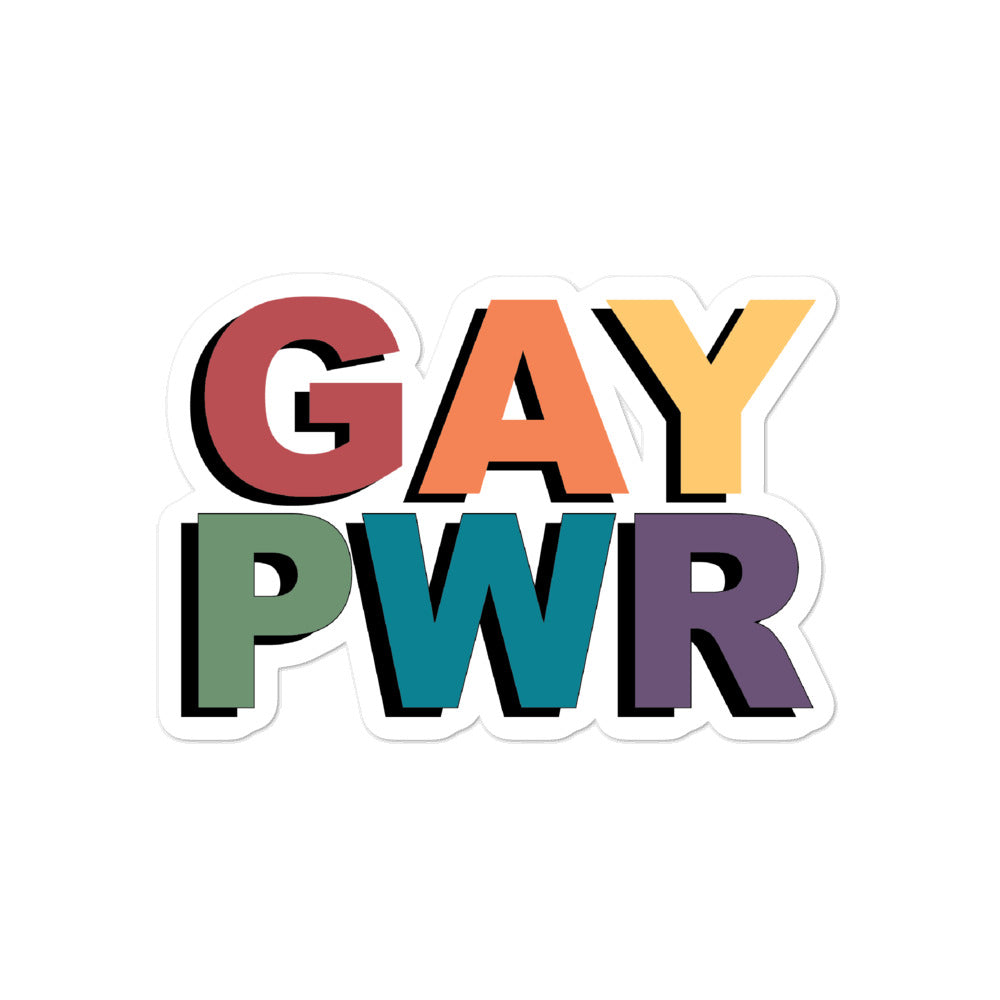 Pegatinas GAY PWR