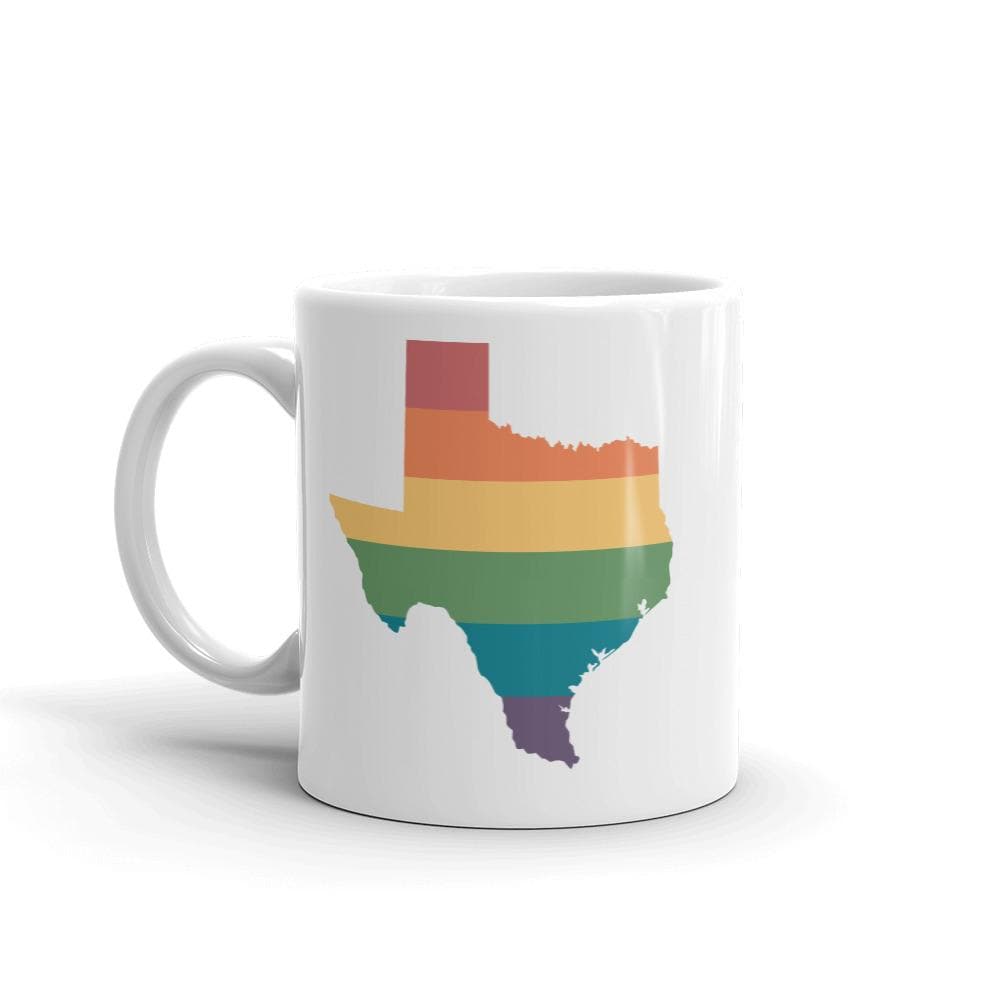 Taza arcoiris de texas