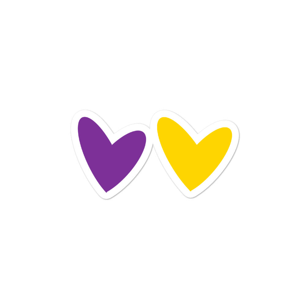 Intersex Hearts Stickers