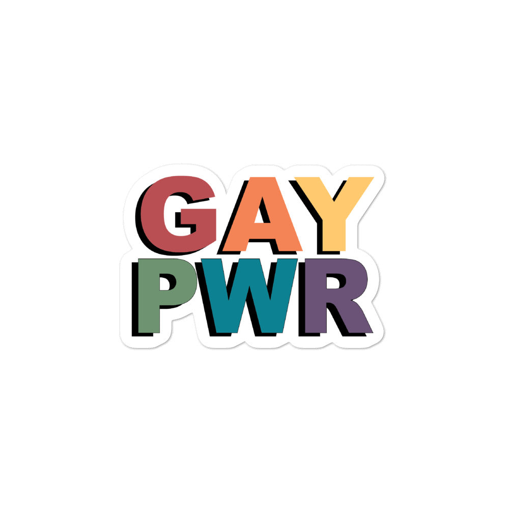 Pegatinas GAY PWR