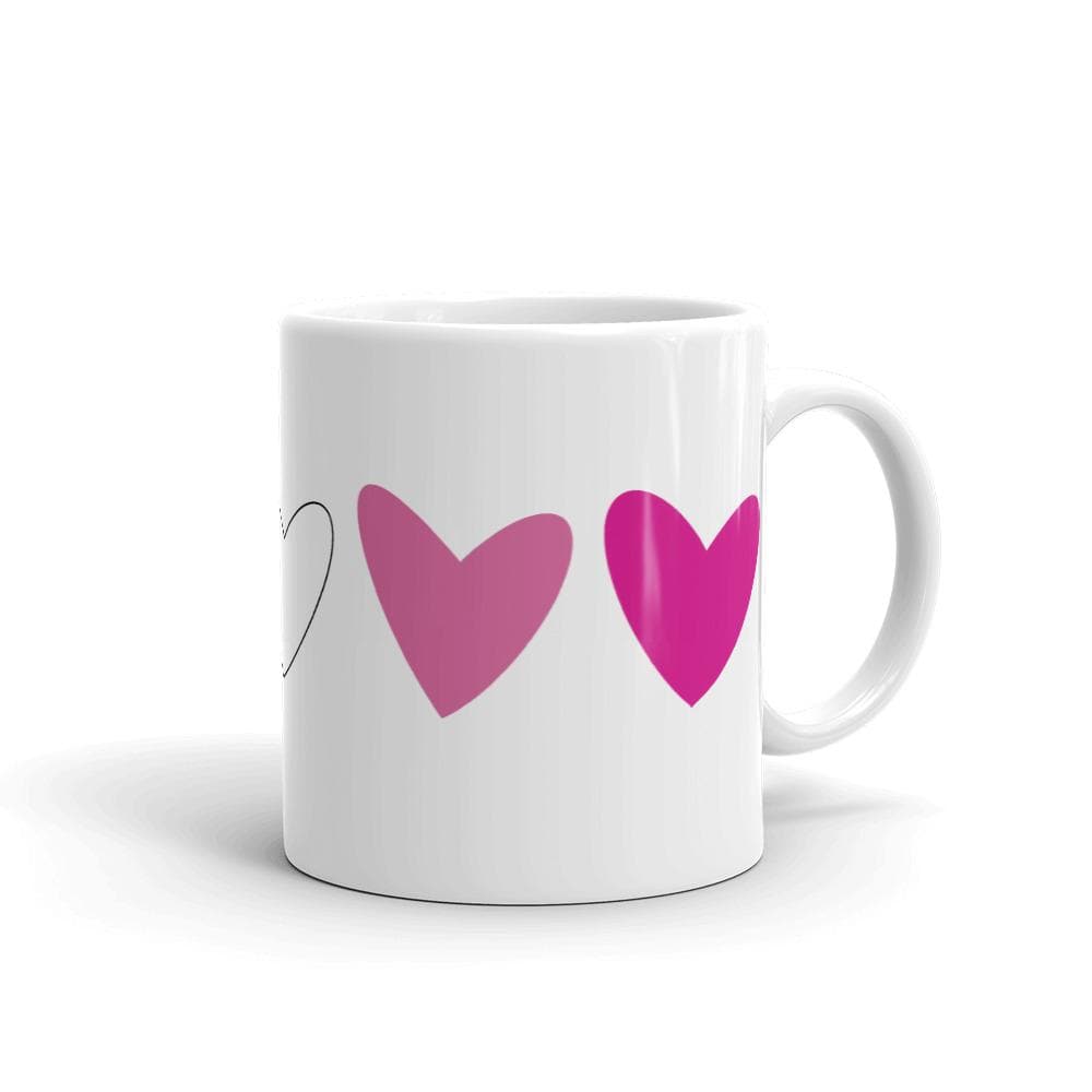 Lesbian Hearts Mug