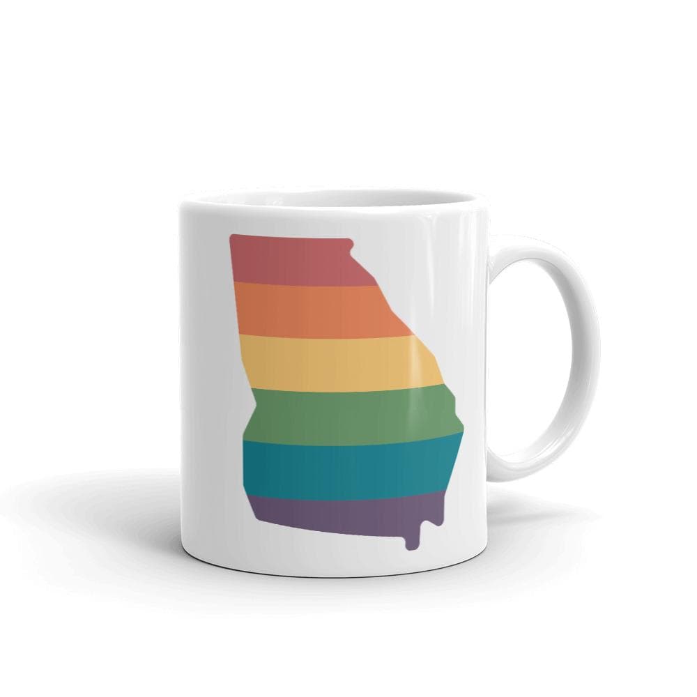 Tasse arc-en-ciel de Géorgie
