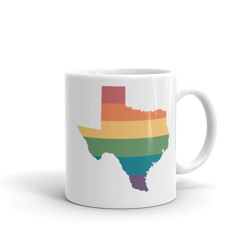 Taza arcoiris de texas