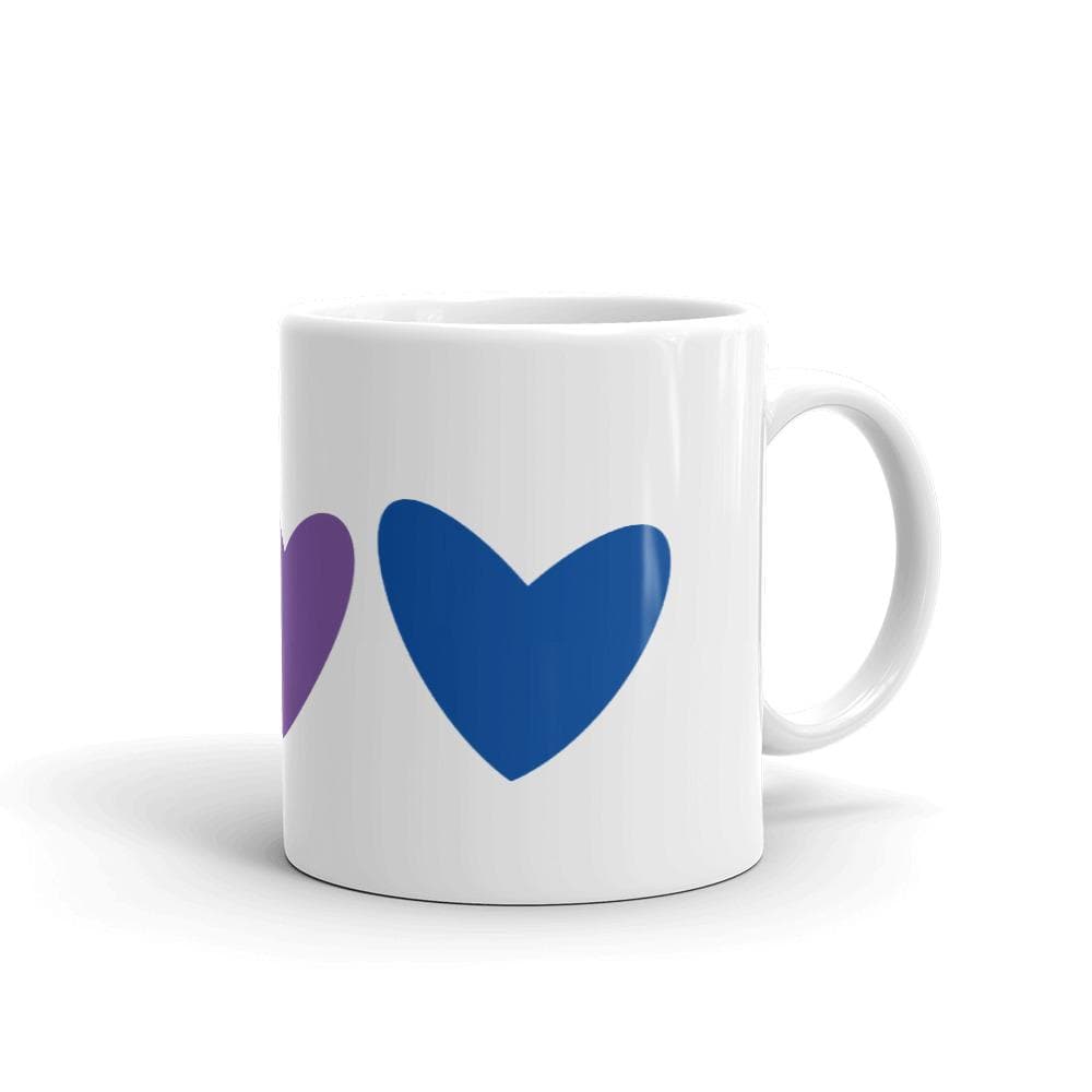 Bisexual Hearts Mug