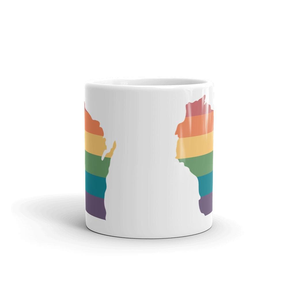 Tasse arc-en-ciel du Wisconsin