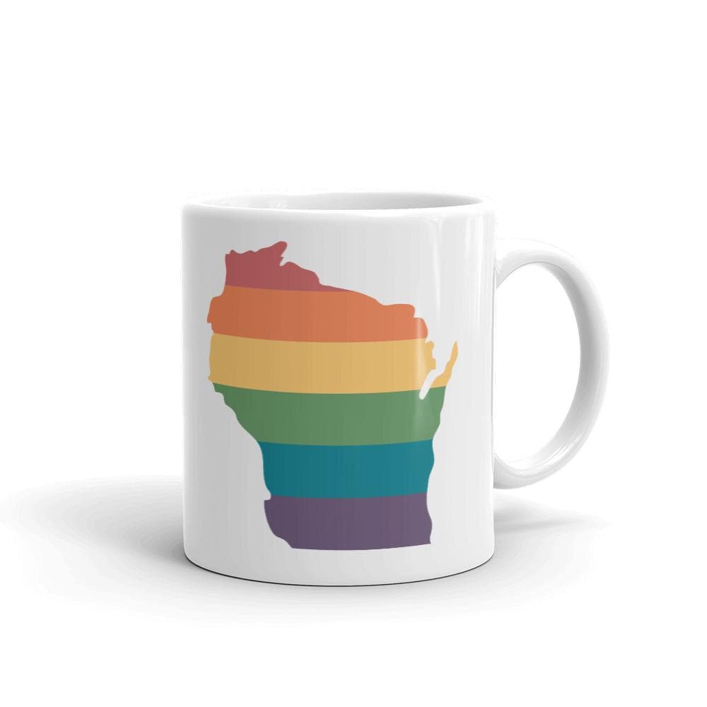 Tasse arc-en-ciel du Wisconsin