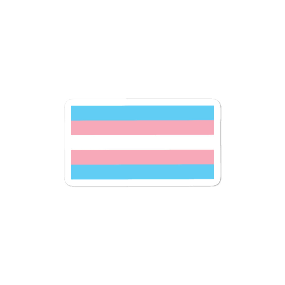 Pegatinas con la bandera trans