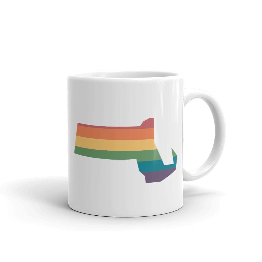 Tasse arc-en-ciel du Massachusetts
