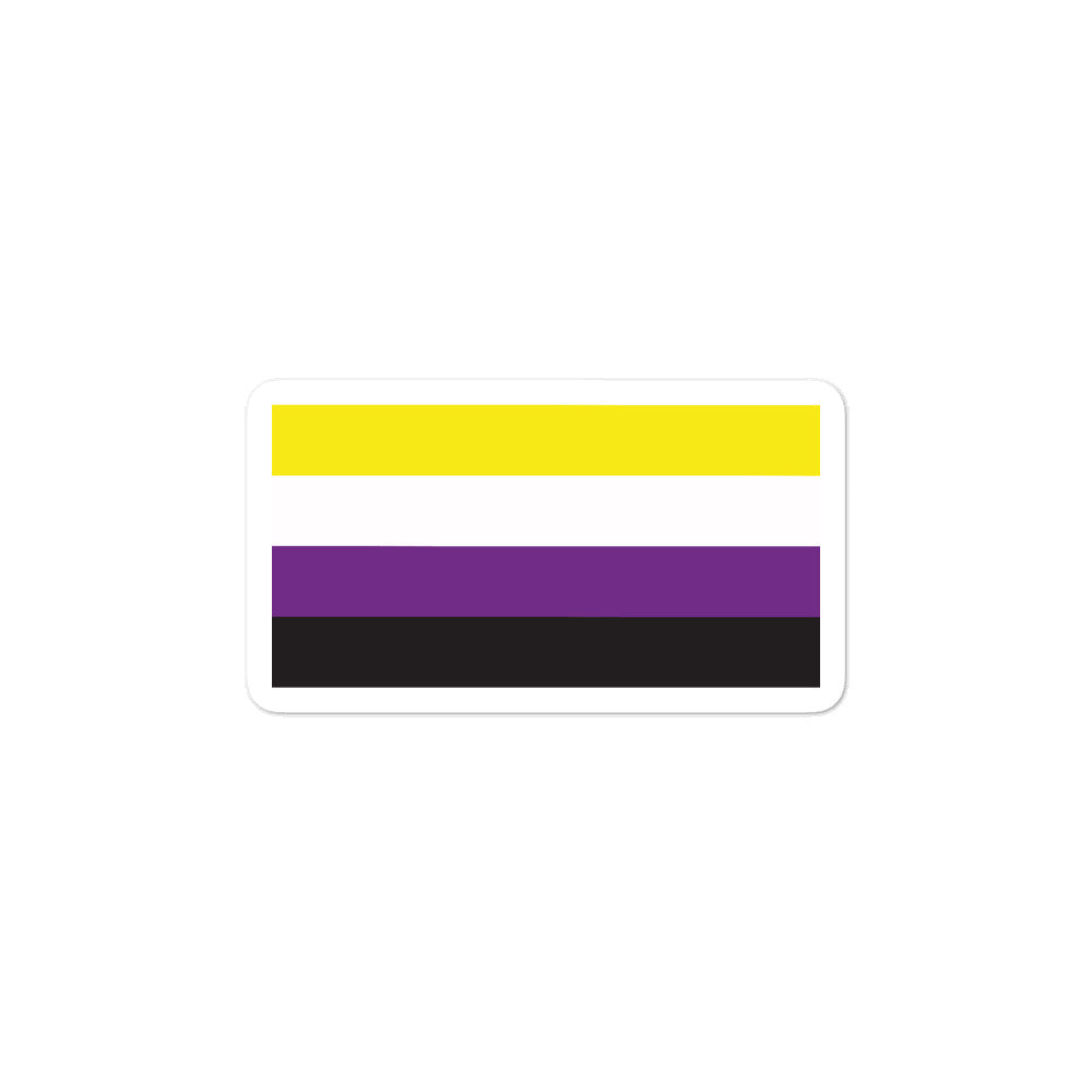 Non-Binary Flag Stickers