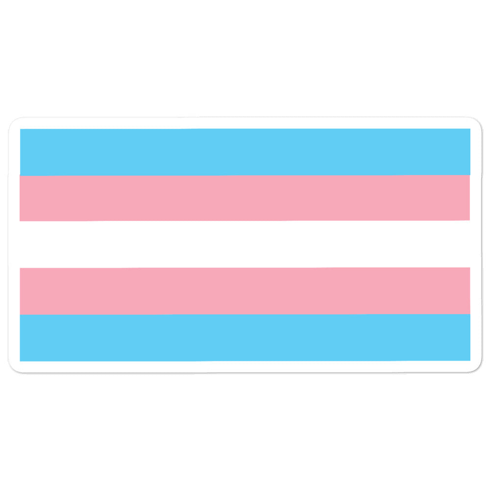 Pegatinas con la bandera trans