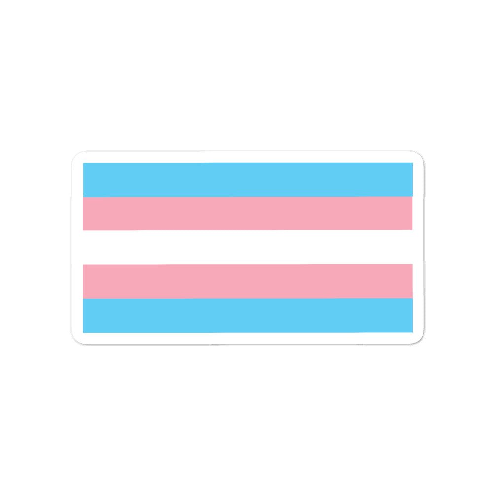 Trans Flag Stickers