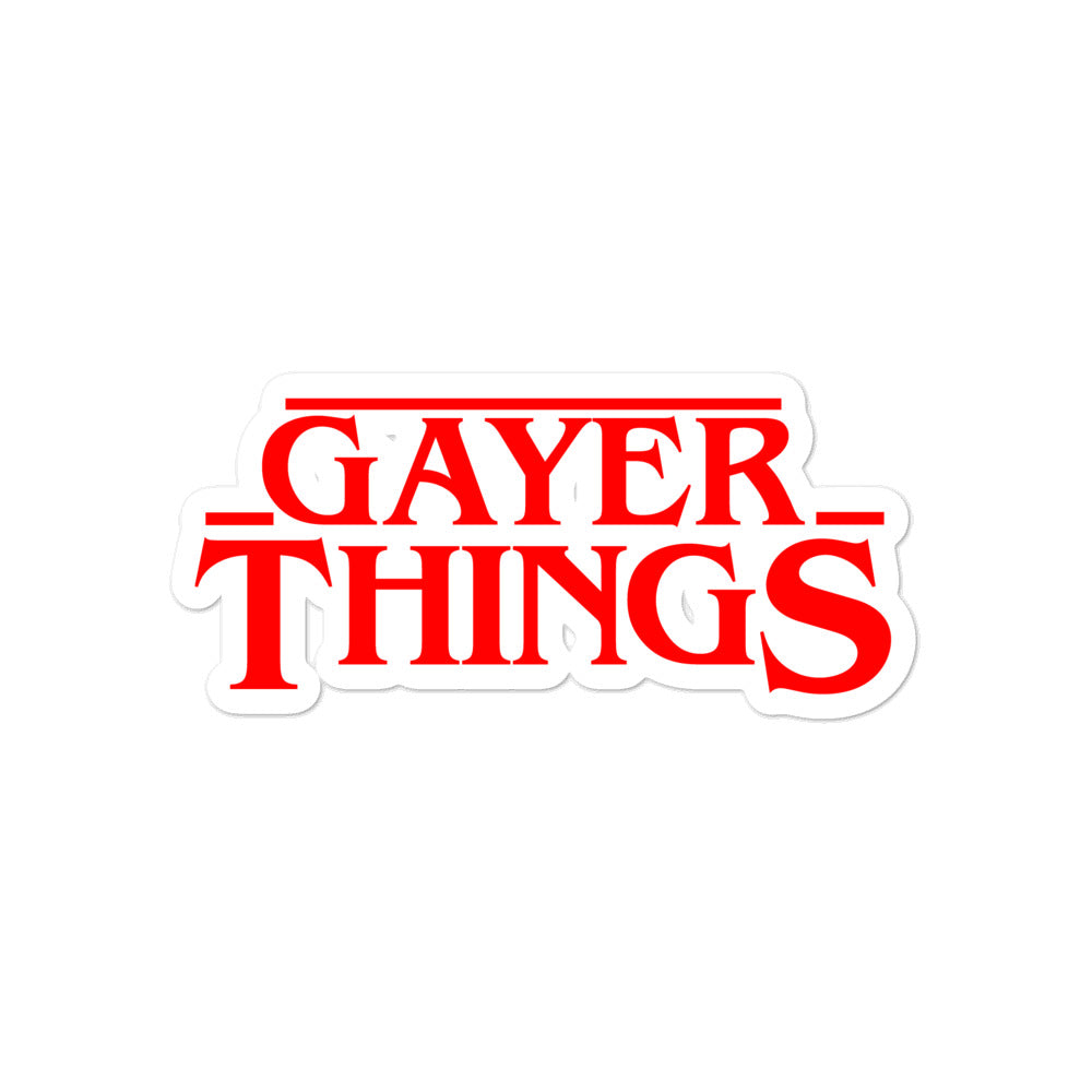 Gayer Things Stickers
