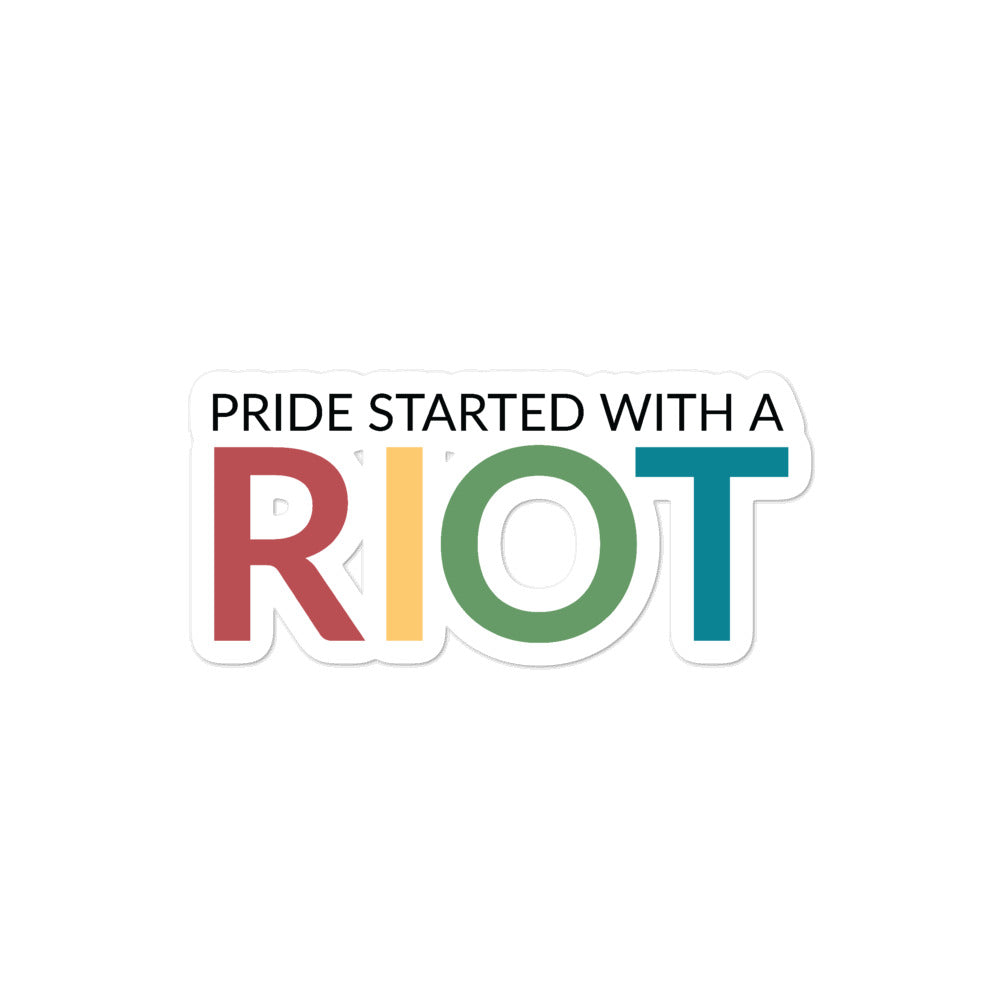 Pride Started with a Riot Stickers