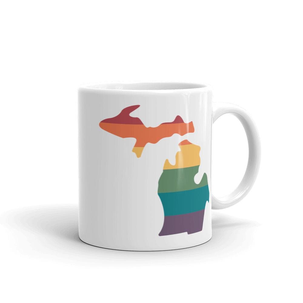 Tasse arc-en-ciel du Michigan