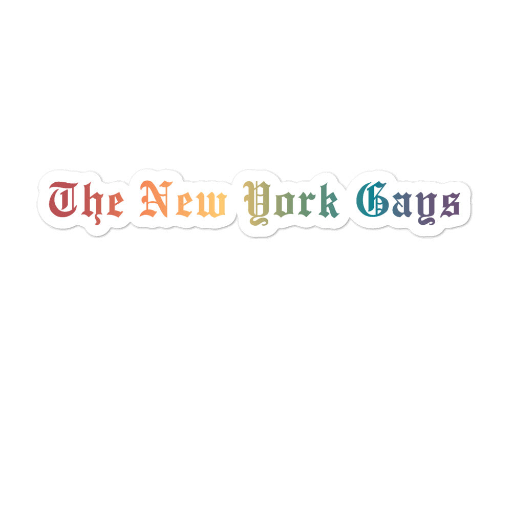Pegatinas de los gays de Nueva York