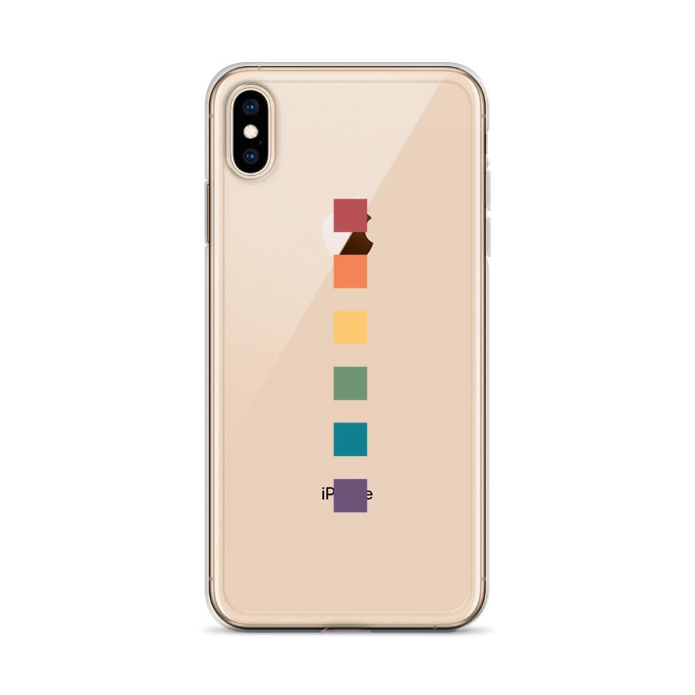 Funda para iPhone con cuadrados de arcoíris